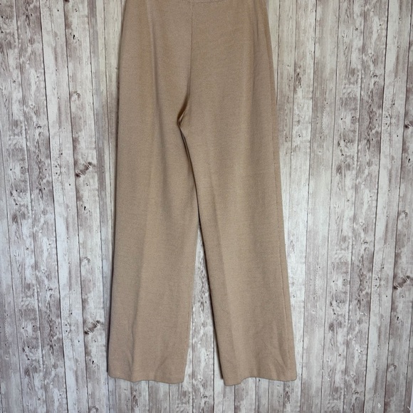 St. John Collection by Marie Gray Santana Knit Beige Straight Leg Pants - Picture 4 of 6